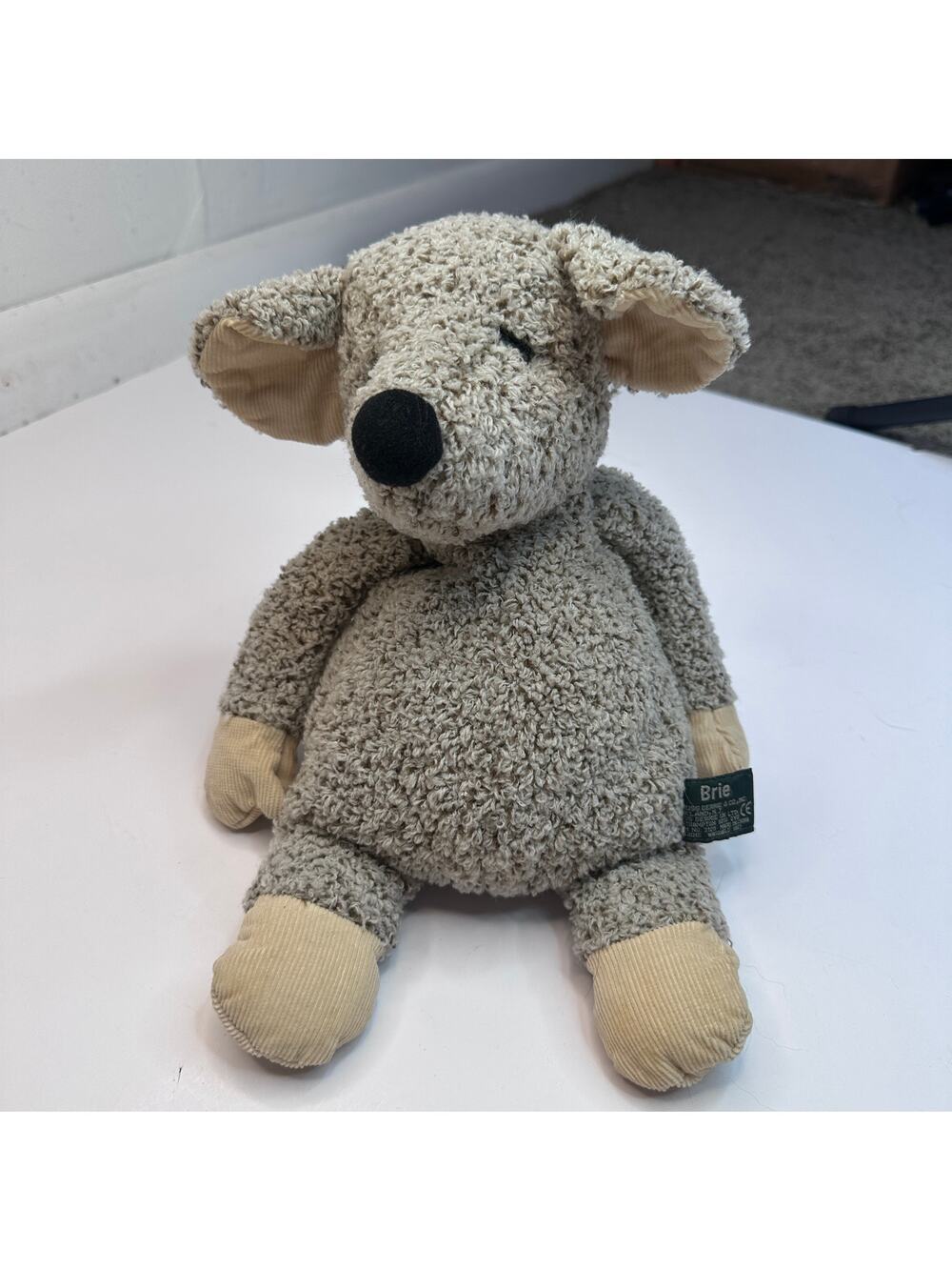 Vintage Gund Brie Plush Mouse